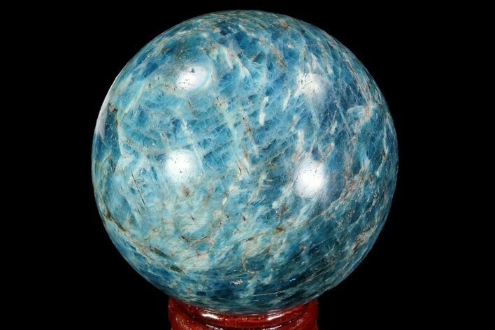 Bright Blue Apatite Sphere - Madagascar #83077